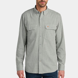Rugged Flex ® Plaid Long Sleeve Shirt Thumbnail