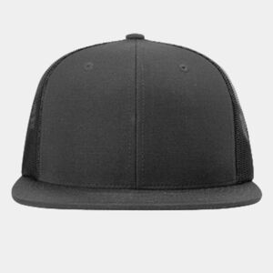 Acrylic Wool Blend Flatbill Trucker Thumbnail