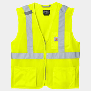 Ansi Class 2 Mesh Zip Front Vest Thumbnail