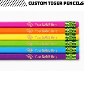 Personalized Rainbow Tiger Pencils – Set of 6 Thumbnail