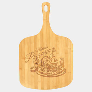 Personalized 23 1/2" x 14 1/2" Bamboo Pizza Board Thumbnail