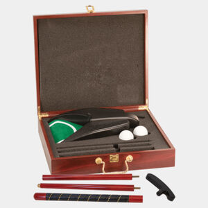 Personalized Rosewood Finish Executive Golf Set Thumbnail