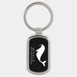 Personalized Anodized Aluminum Rectangle Keychain Thumbnail