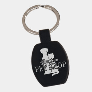 Personalized Rectangle Metal Keychain Thumbnail