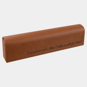 Personalized Rawhide Laserable Leatherette Pill Box with Days of the Week Organizer Thumbnail