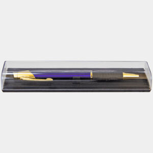 Personalized 6 1/4" x 1 1/4" Narrow Plastic Case (Case only, pen not included) Thumbnail