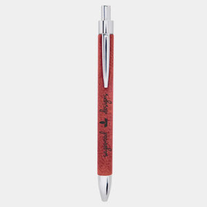 Personalized Rose Laserable Leatherette Pen Thumbnail