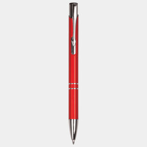 Personalized Red with Silver Trim Laserable Pen Thumbnail