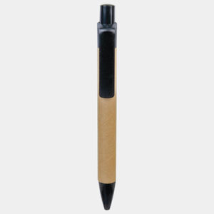Personalized Recycled Paper Pen with Black Trim Thumbnail
