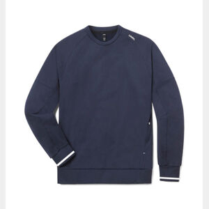 UNRL Crossover Crewneck - Striped Navy Thumbnail