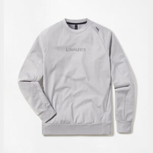 UNRL Crossover Crewneck [Golf] - Heather Gray (EMB15582) Thumbnail