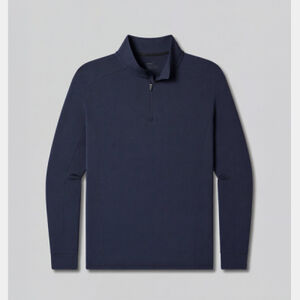 UNRL Ultra Lightweight Quarter Zip - Midnight Navy Thumbnail