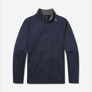 UNRL Interlock Quarter Zip - Navy Thumbnail