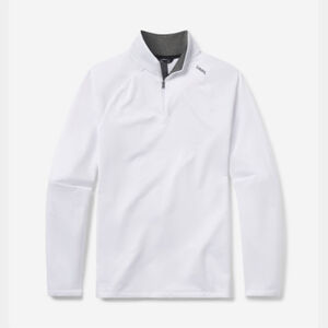 UNRL Interlock Quarter Zip - White Thumbnail