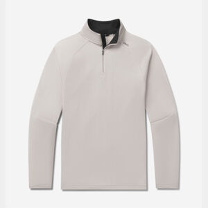 UNRL Interlock Quarter Zip - Pebble Thumbnail