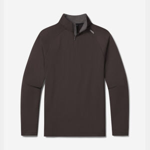 UNRL Interlock Quarter Zip - Espresso Thumbnail