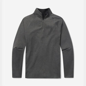 UNRL Interlock Quarter Zip - Heather Charcoal Thumbnail