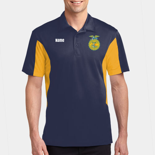 MN FFA - Side Blocked Micropique Sport Wick ® Polo Thumbnail