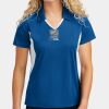 Women's Side Blocked Micropique Sport Wick ® Polo Thumbnail