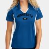 Women's Side Blocked Micropique Sport Wick ® Polo Thumbnail