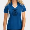 Women's Side Blocked Micropique Sport Wick ® Polo Thumbnail